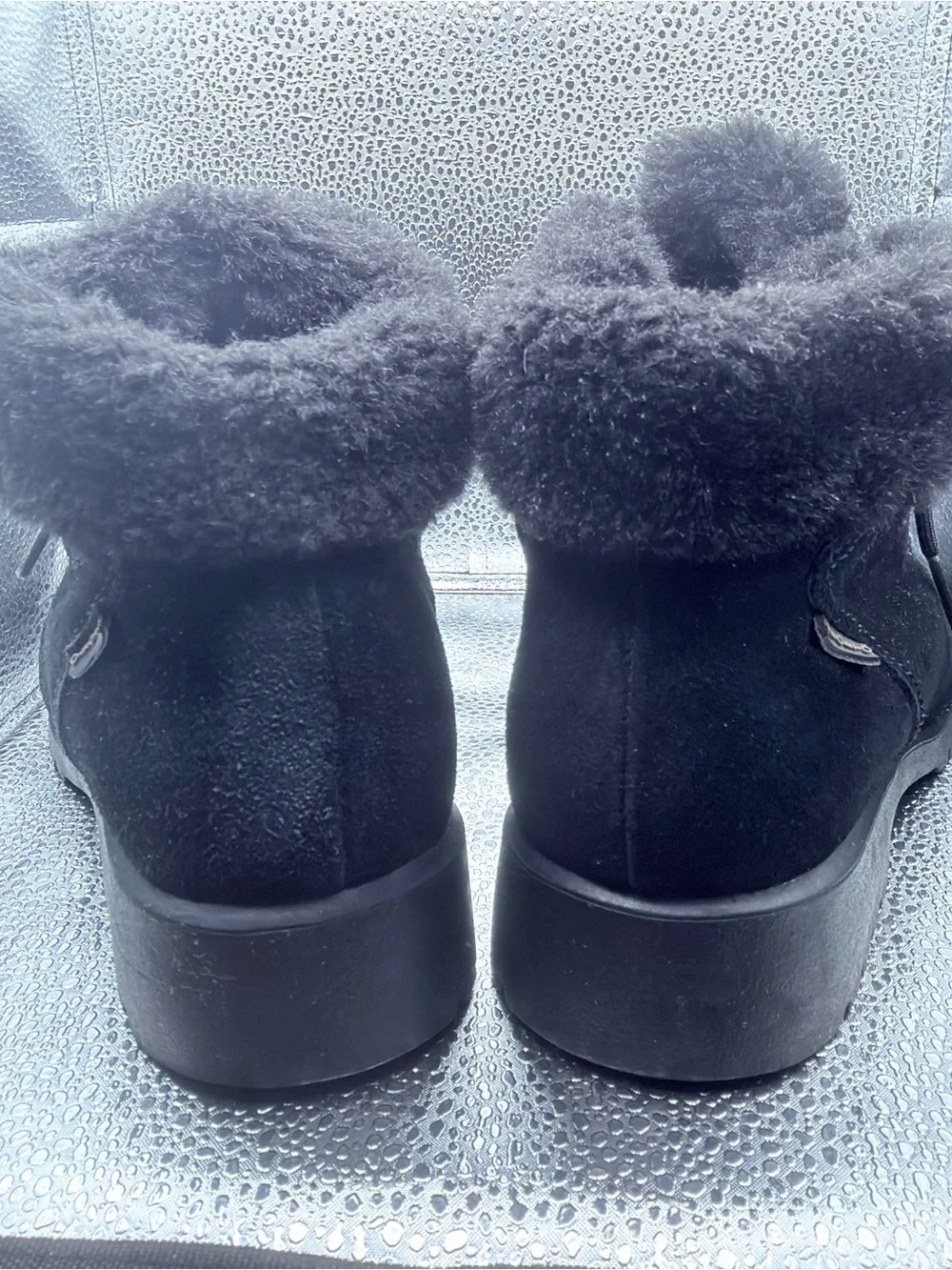 Sporto Black Shearling-Lined Cozy Boot